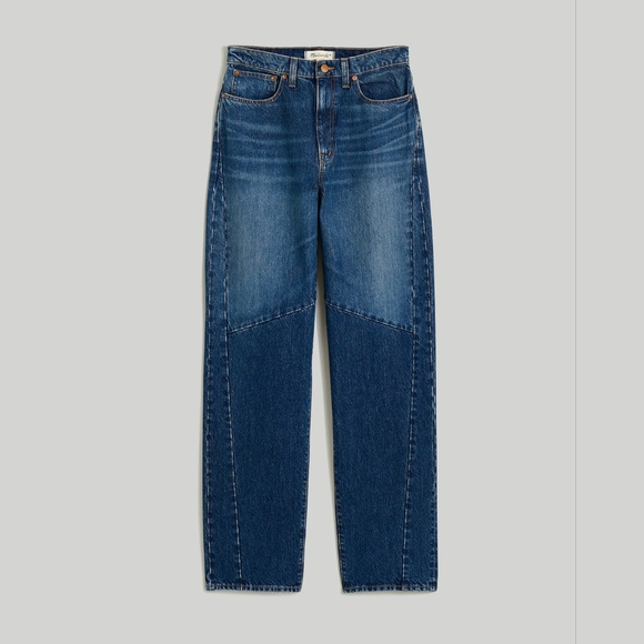 Madewell Denim - Madewell baggy tapered jeans in fanwell wash size 30 NWT